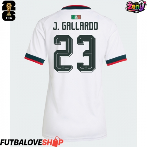 Dres Mexiko Jesus Gallardo #23 Preč pre Ženy MS 2026 Krátky Rukáv